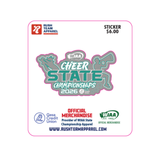 Sticker - WIAA 2026 State Cheerleading