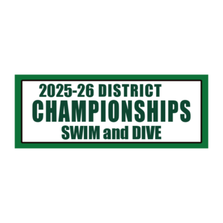 Patch - WCD3 2025 - 2026 Swim & Dive Championships - Green/White