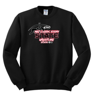 Crewneck - WIAA 2026 State Wrestling - Black