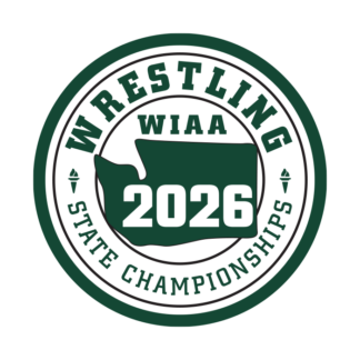 Patch - WIAA 2026 State Wrestling - Green/white