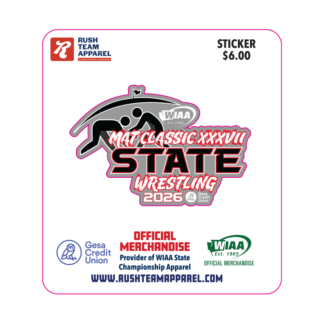 Sticker - WIAA 2026 State Wrestling