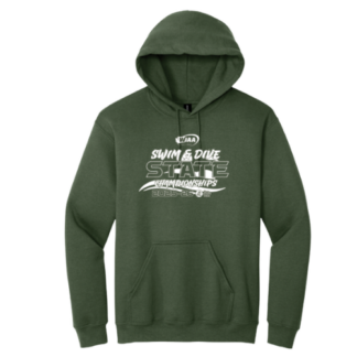 Premium Hoodie - WIAA 2025-2026 State Swim & Dive - Army Green